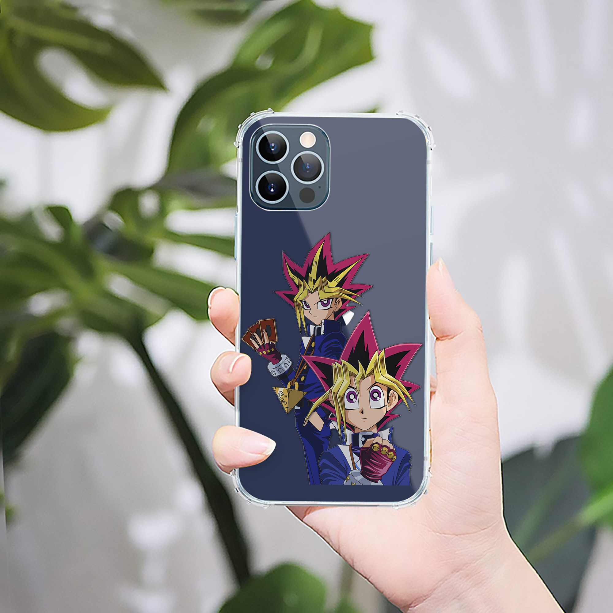 （画像用） 遊☆戯☆王 Yu-Gi-Oh! 【iPhone 12シリーズ対応】透明スマホケース（クリアソフトケース）